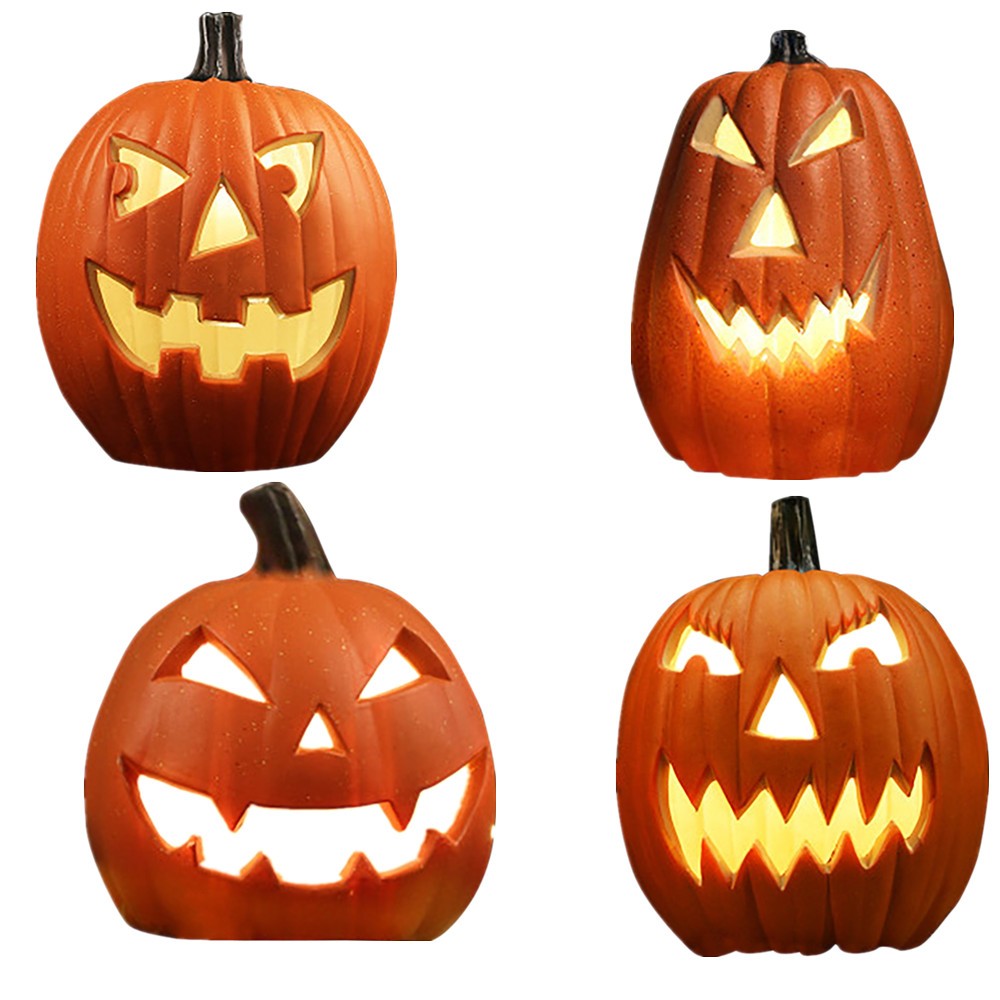 Home Security Yard Sign - Lampion Dynia LED na Halloween Świecąca