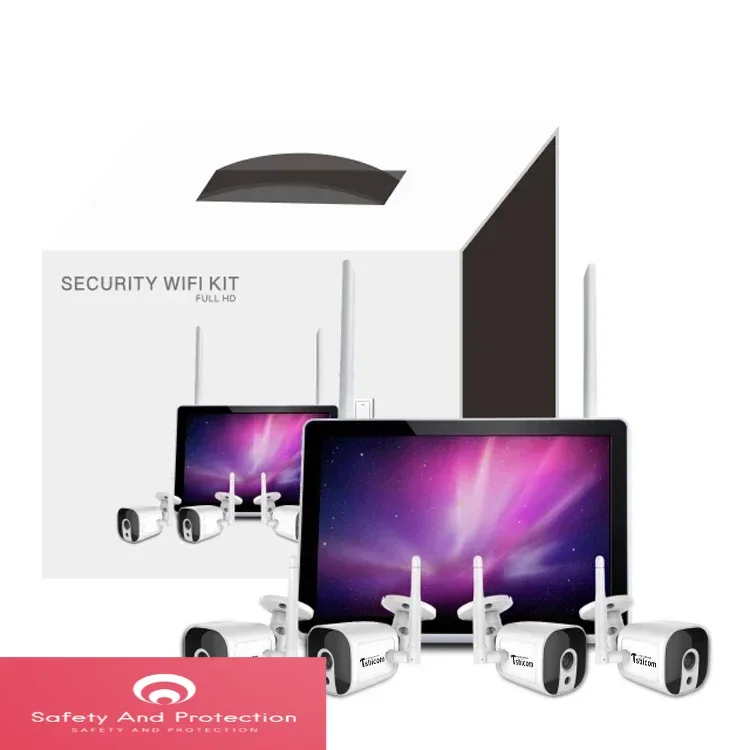 Home Security Wireless Cameras - Zestaw TUYA Smart Wi-Fi 4CH NVR