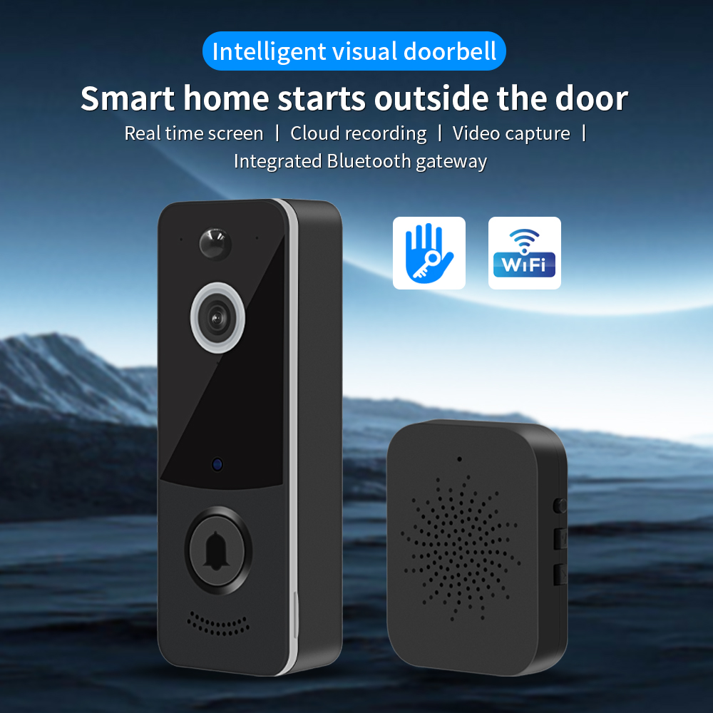 Home Security Lidar - Dzwonek do drzwi z kamerą 1080P,