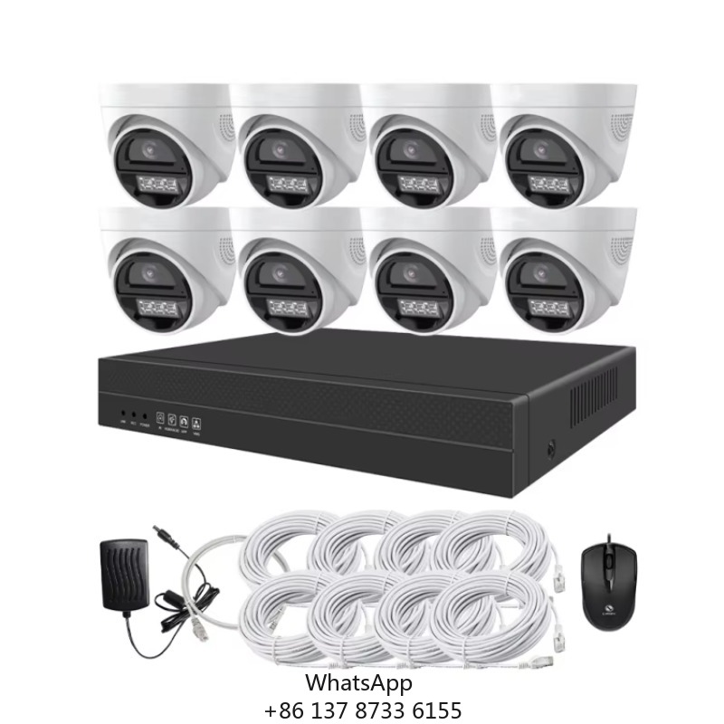 Home Security Kit With Camera - Zestaw kamer CCTV 4-kanałowy 8-kanałowy Full