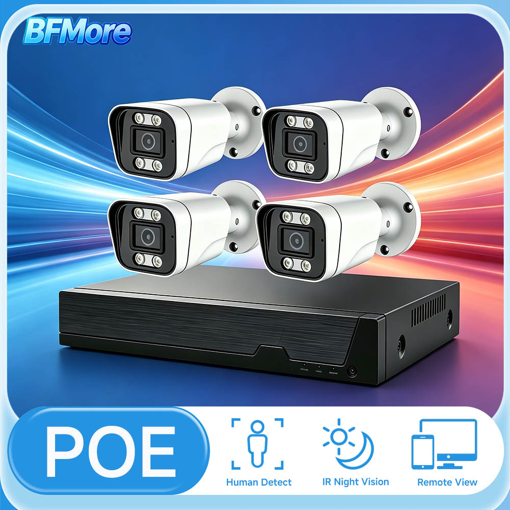 Home Security Video Systems - BFMore 8MP 4K System Bezpieczeństwa z