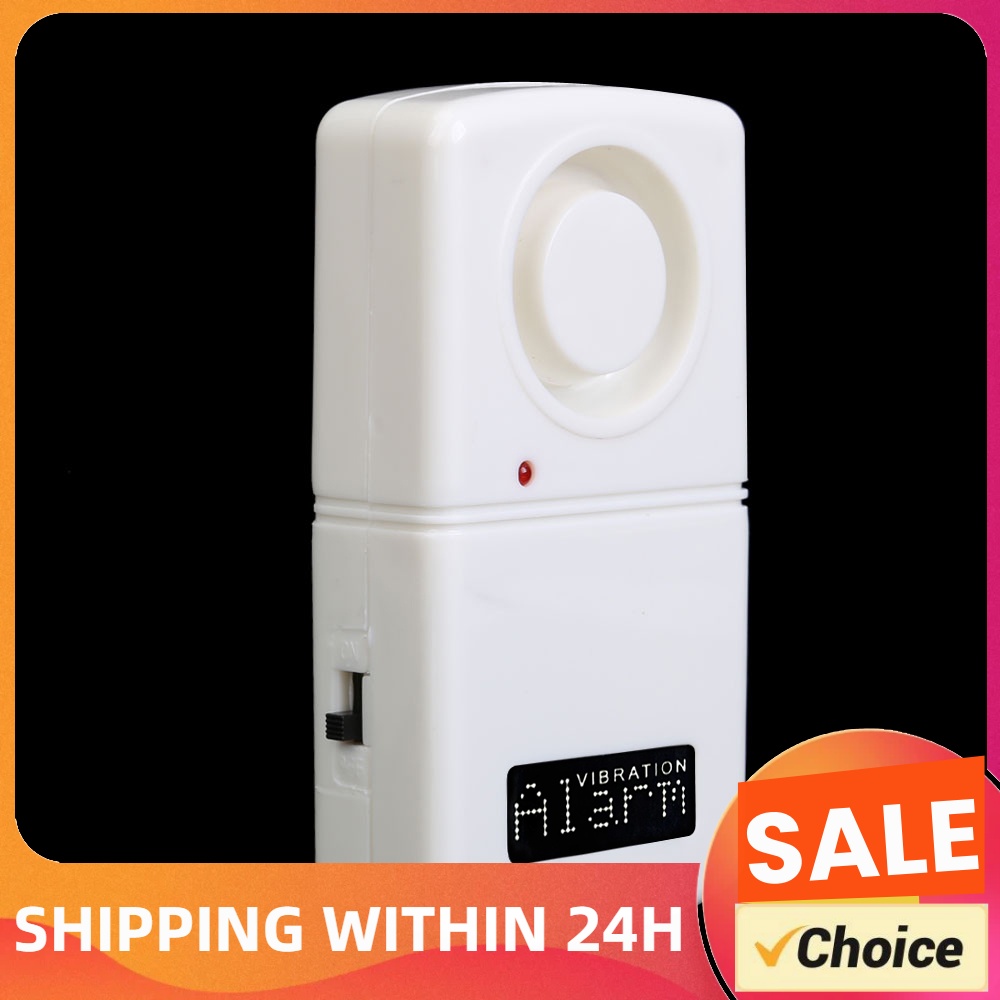 Window Alarm Sensor - Alarm wibracyjny 120 dB, alarm antywłamaniowy,