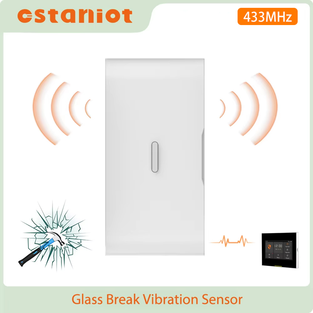 Window Alarm Sensor - Czujnik wibracji i stłuczenia szyby Staniot