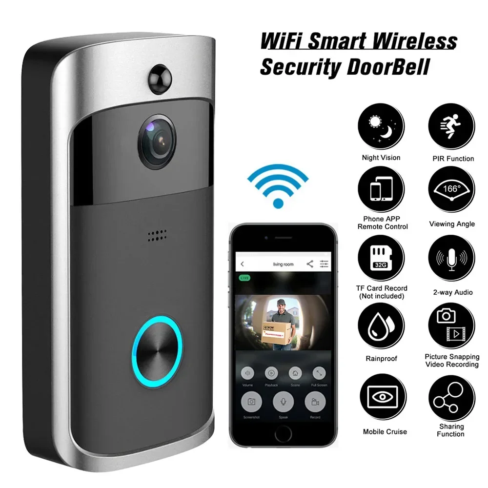 Home Security Lidar - Inteligentny dzwonek do drzwi z kamerą,