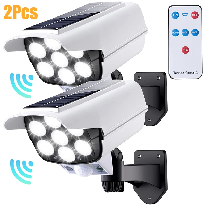Home Security Flood Lights - 1-2 paczki 77LED czujnik ruchu słonecznego