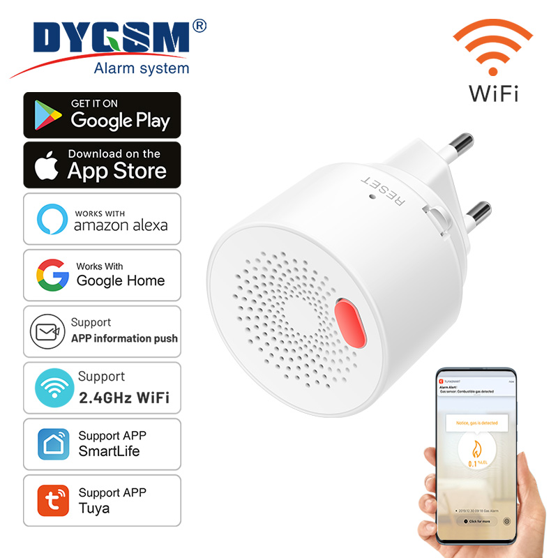 Home Security Gadgets - Tuya Smart Home Wifi naturalny czujnik
