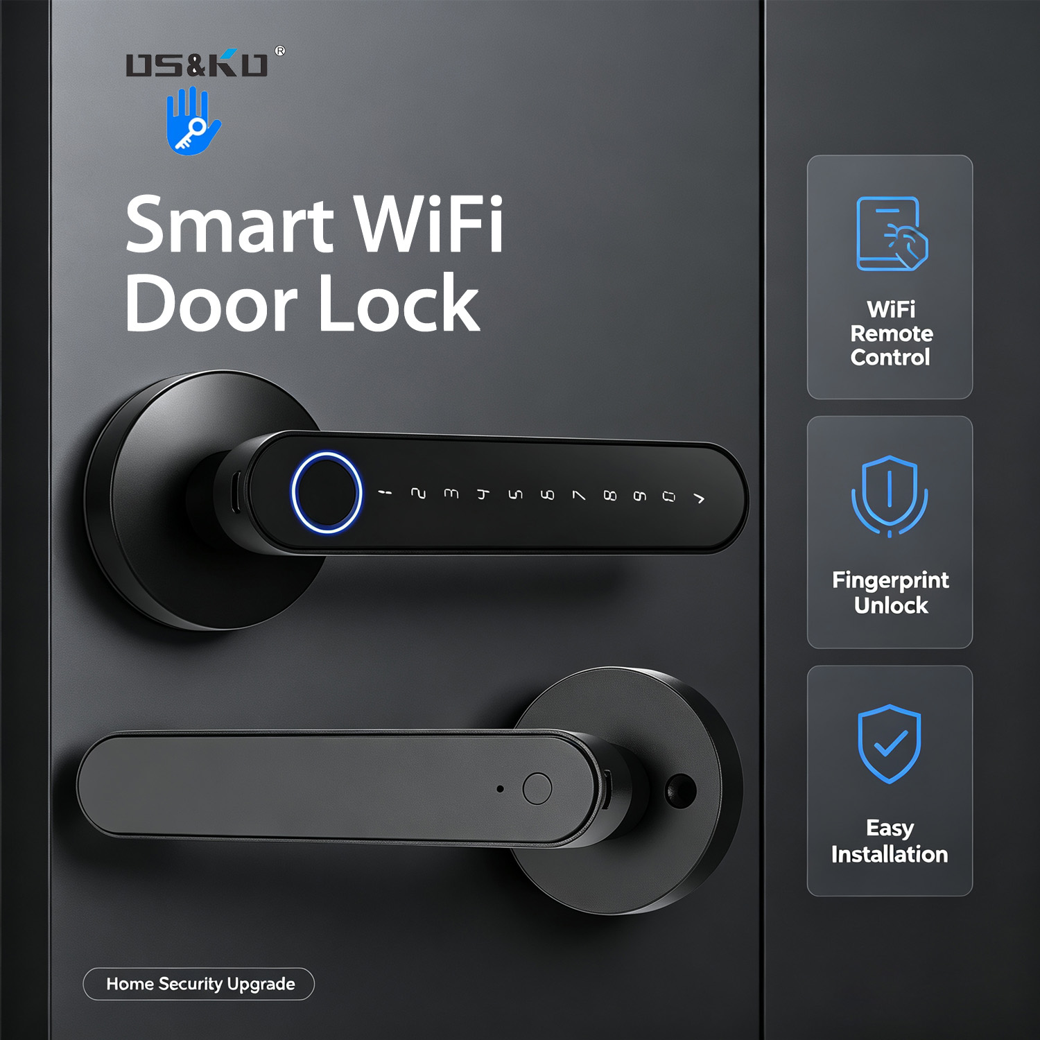 Home Security Locks For Doors - Inteligentny cyfrowy zamek do drzwi TTLock,