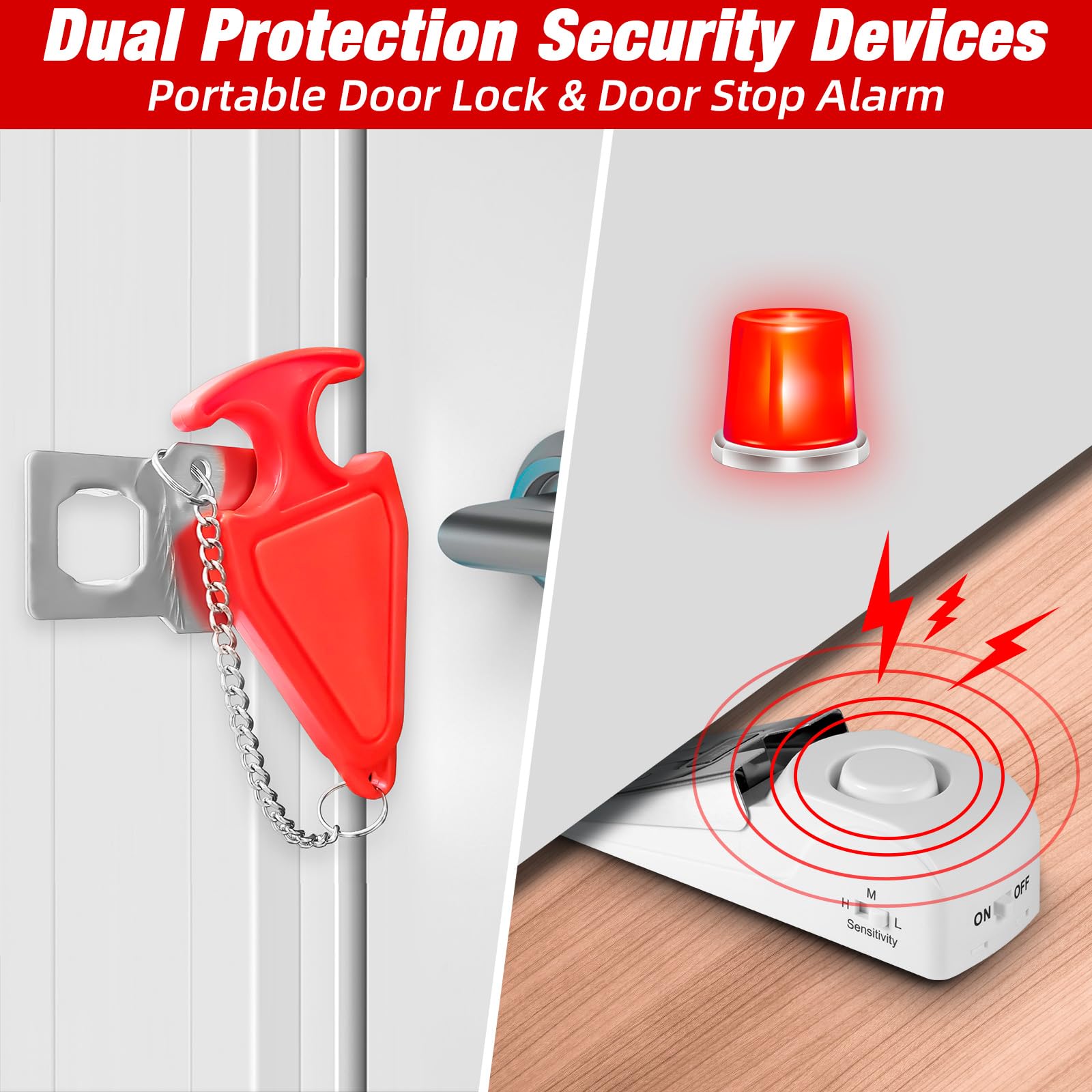 Przenośny alarm zatrzymujący d – Home Security Locks For Doors recenzja i cena