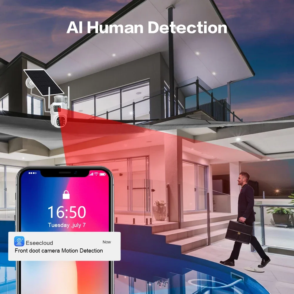 4K 8MP podwójny obiektyw Syste – Home Security Kit With Camera recenzja i cena