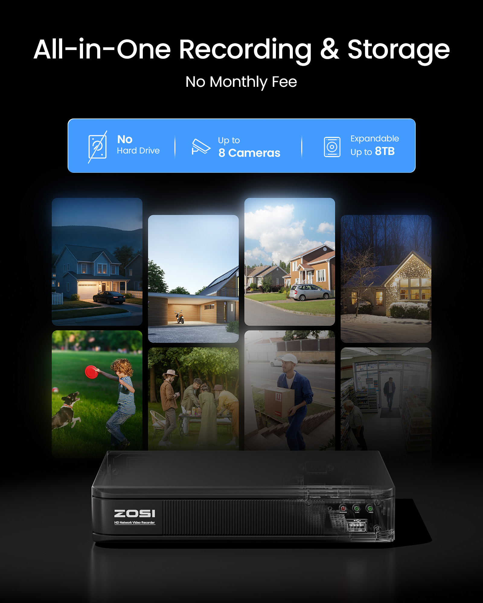 ZOSI 3K Lite Przewodowy System – Home Security Outdoor Cameras recenzja i cena