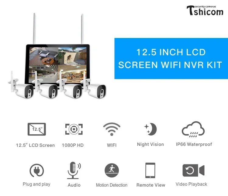 Zestaw TUYA Smart Wi-Fi 4CH NV – Home Security Wireless Cameras recenzja i cena