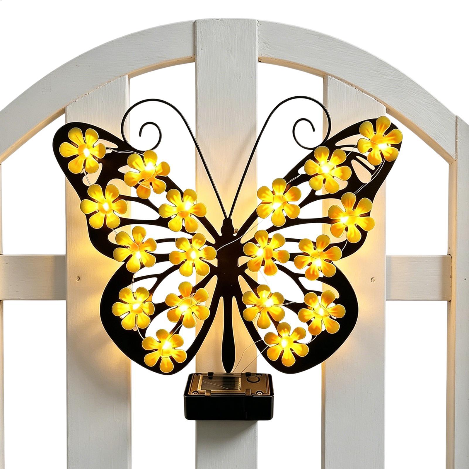 Solarne lampki ogrodowe, metal – Home Security Yard Sign recenzja i cena