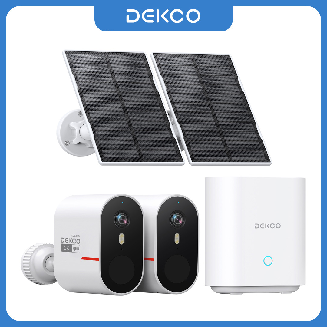 Dekco 3MP WiFi Solar Camera Sy – Home Security Wireless Cameras recenzja i cena
