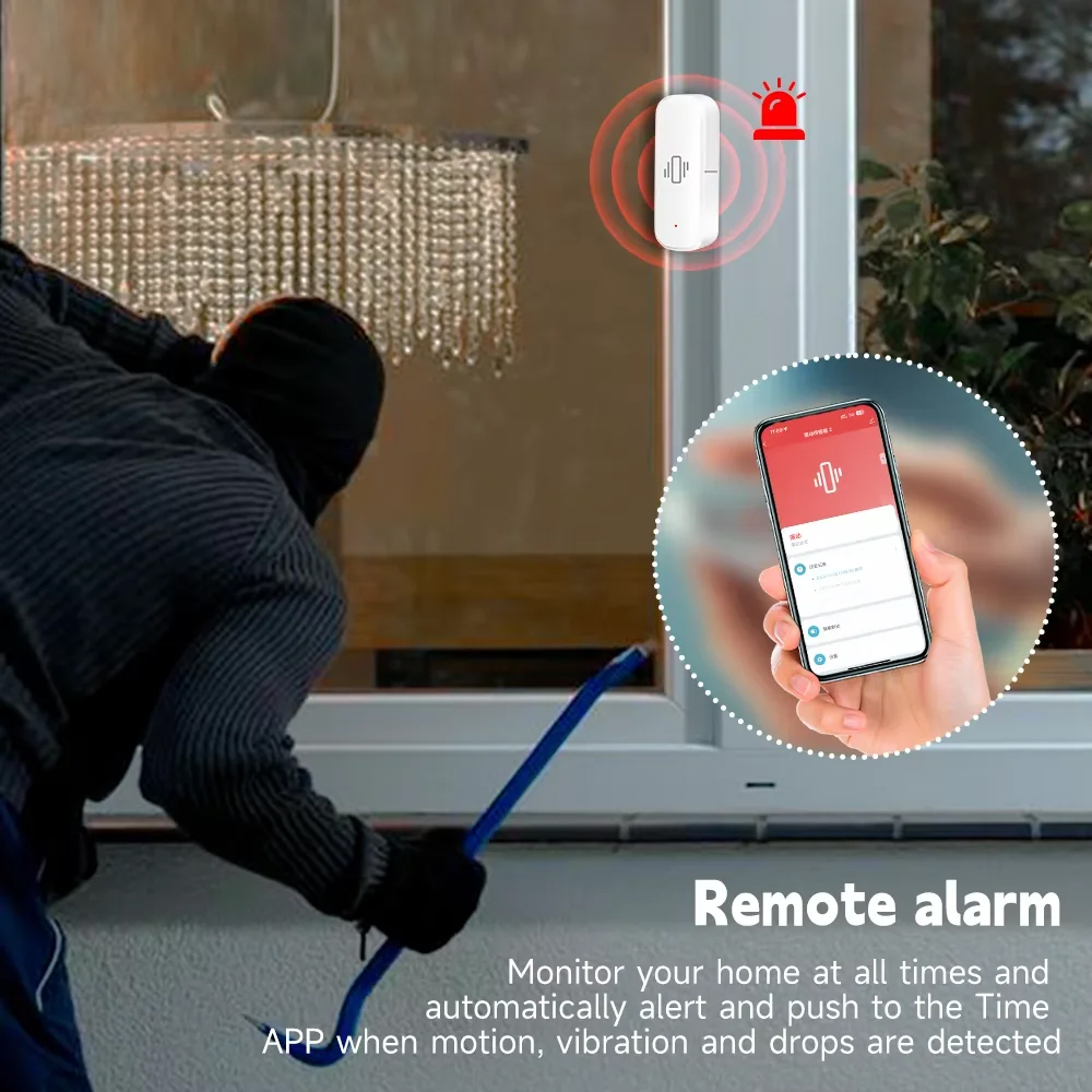 Inteligentny czujnik wibracji  – Home Security Gadgets recenzja i cena