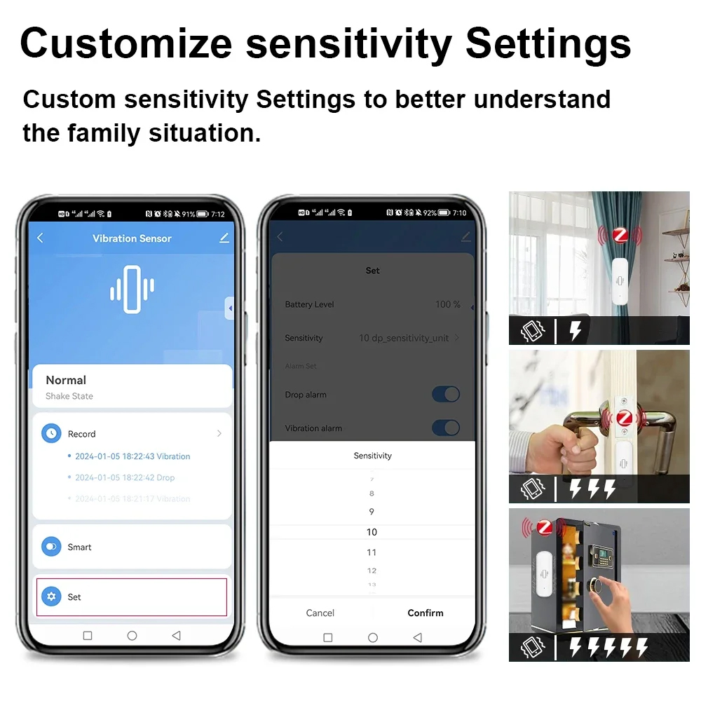 Inteligentny czujnik wibracji  – Home Security Gadgets recenzja i cena