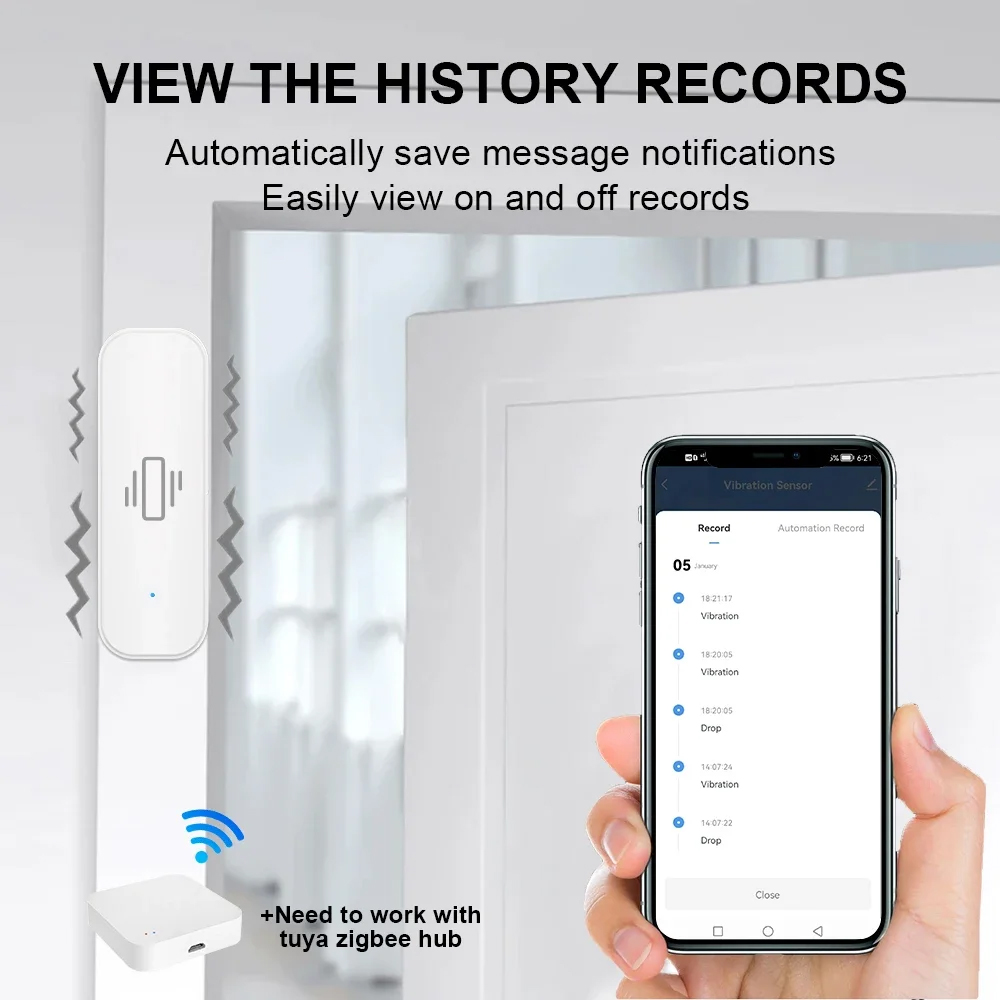 Inteligentny czujnik wibracji  – Home Security Gadgets recenzja i cena