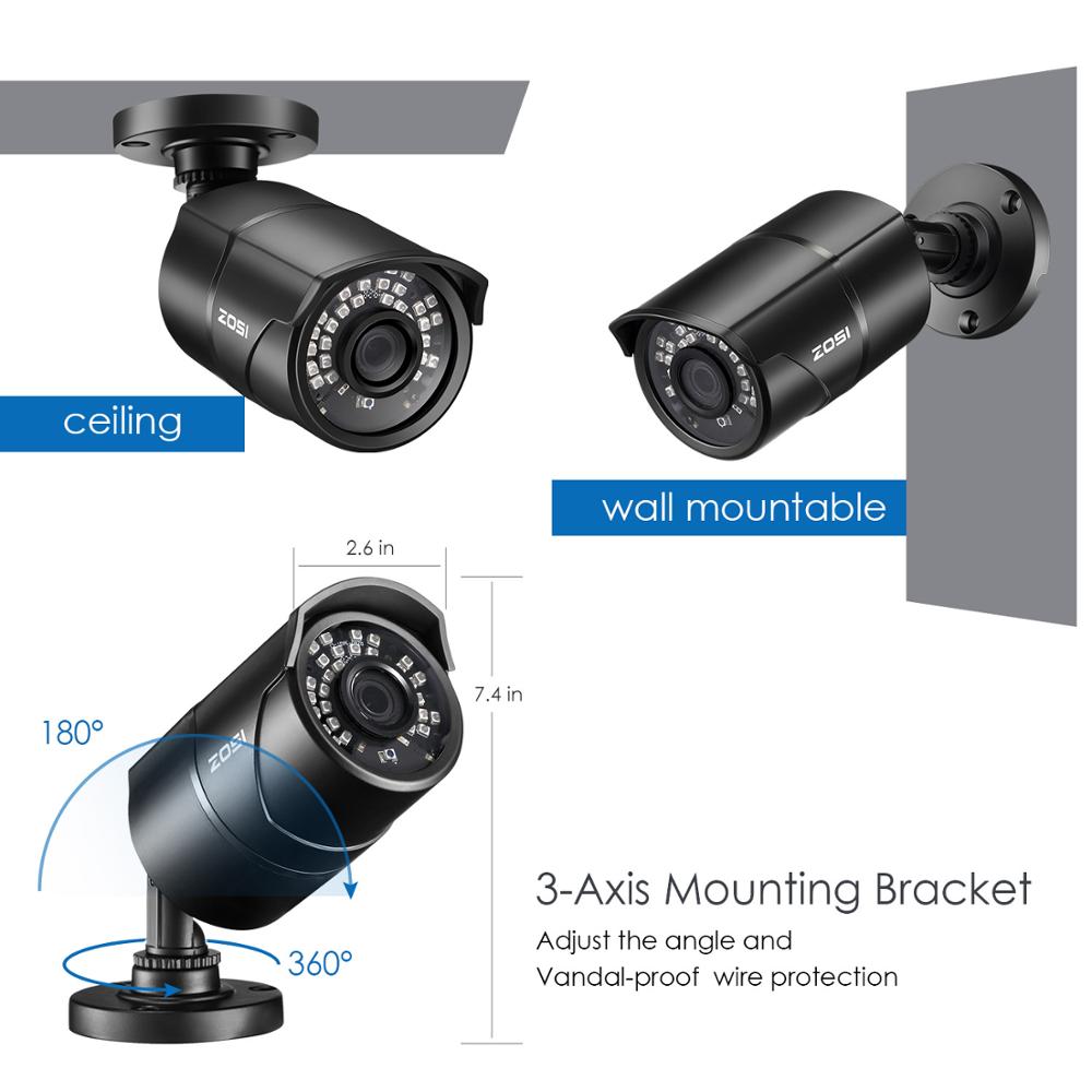 ZOSI 1080P 2MP TVI AHD CVBS IR – Home Security Video Systems recenzja i cena