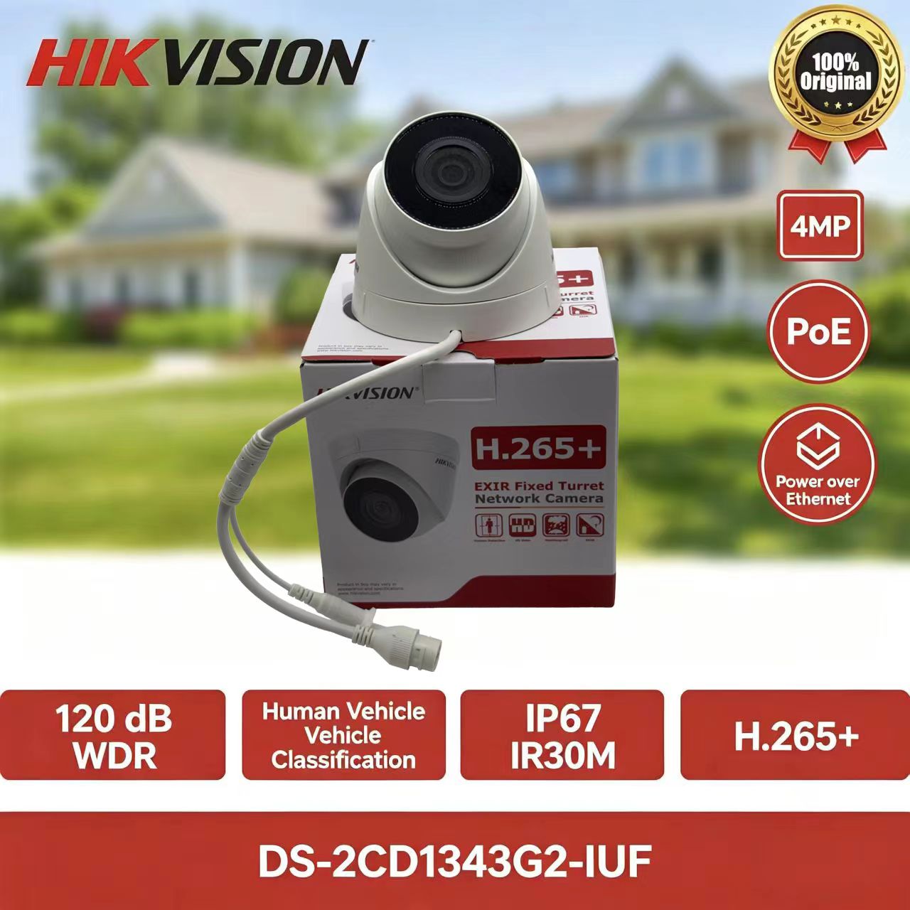 Kamera IP Hikvision DS-2CD1343 – Home Security Hikvision recenzja i cena