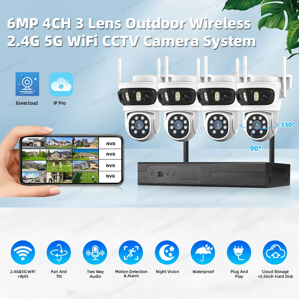 Zestaw kamer bezpieczeństwa do – Home Security Wireless Cameras recenzja i cena