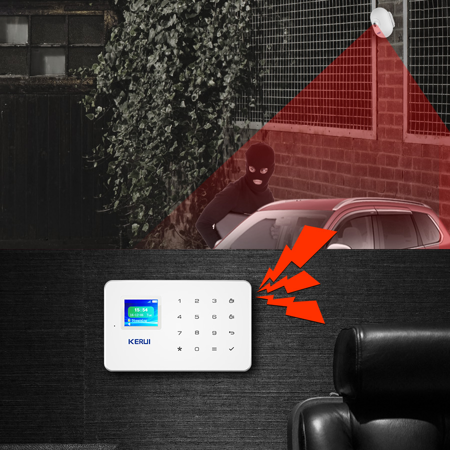 KERUI P861 zewnętrzny wodoodpo – Home Security Yard Sign recenzja i cena