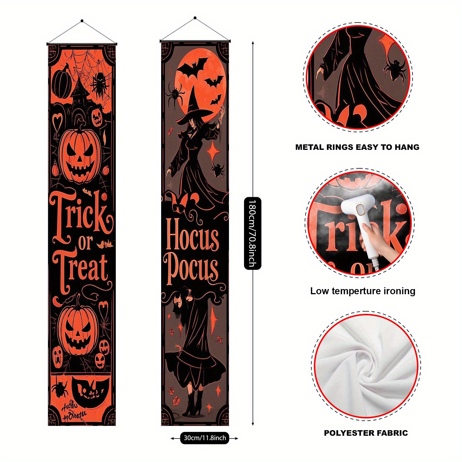 Baner na drzwi na Halloween Ho – Home Security Yard Sign recenzja i cena