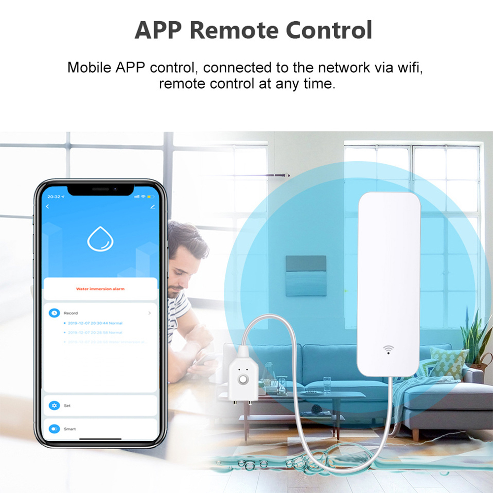 Tuya WiFi czujnik wycieku wody – Home Security Gadgets recenzja i cena