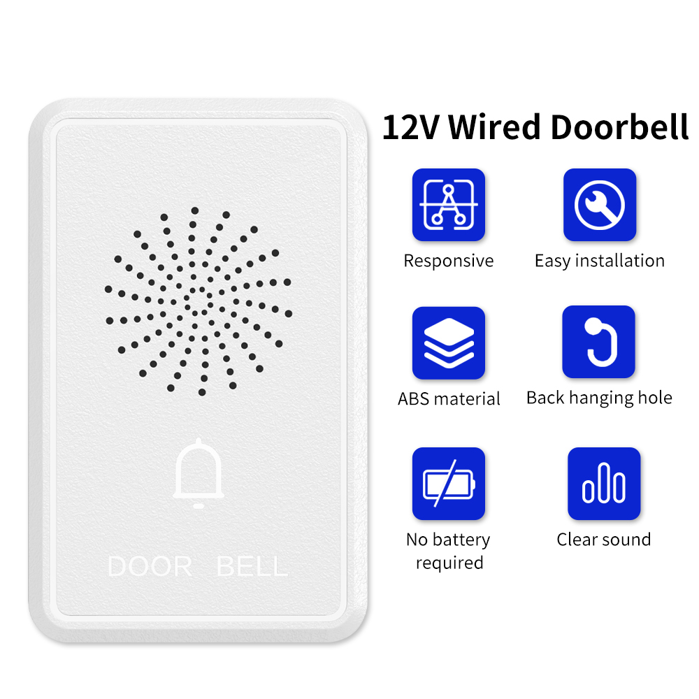 Przewodowy dzwonek do drzwi DC – Home Security Ring System recenzja i cena