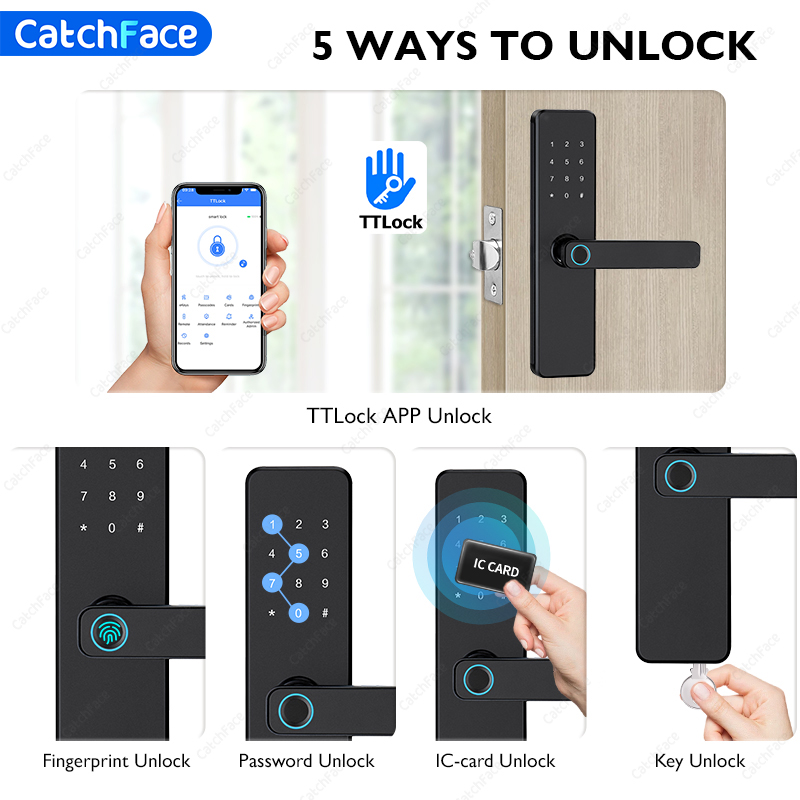 TTLock Inteligentny zamek do d – Home Security Locks For Doors recenzja i cena