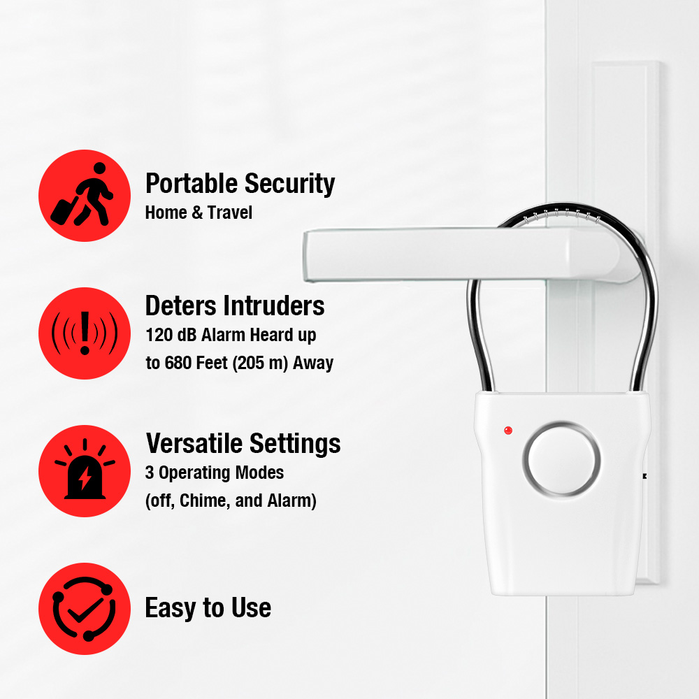 Alarm klamki drzwi 120 dB z re – Window Alarm Sensor recenzja i cena