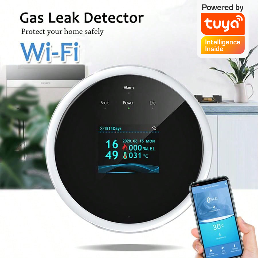 Czujnik gazu 2.4G WiFi, detekt – Home Security Gadgets recenzja i cena