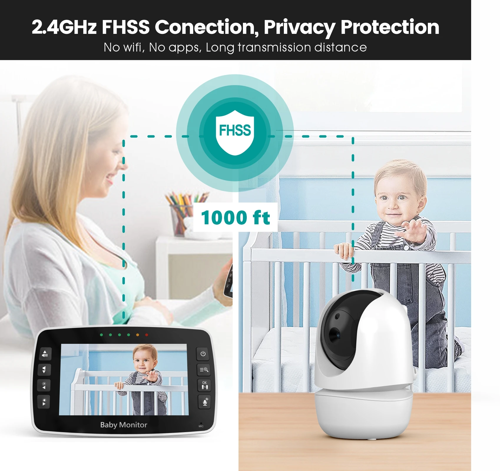 SM43A niania elektroniczna bab – Home Security Uk recenzja i cena